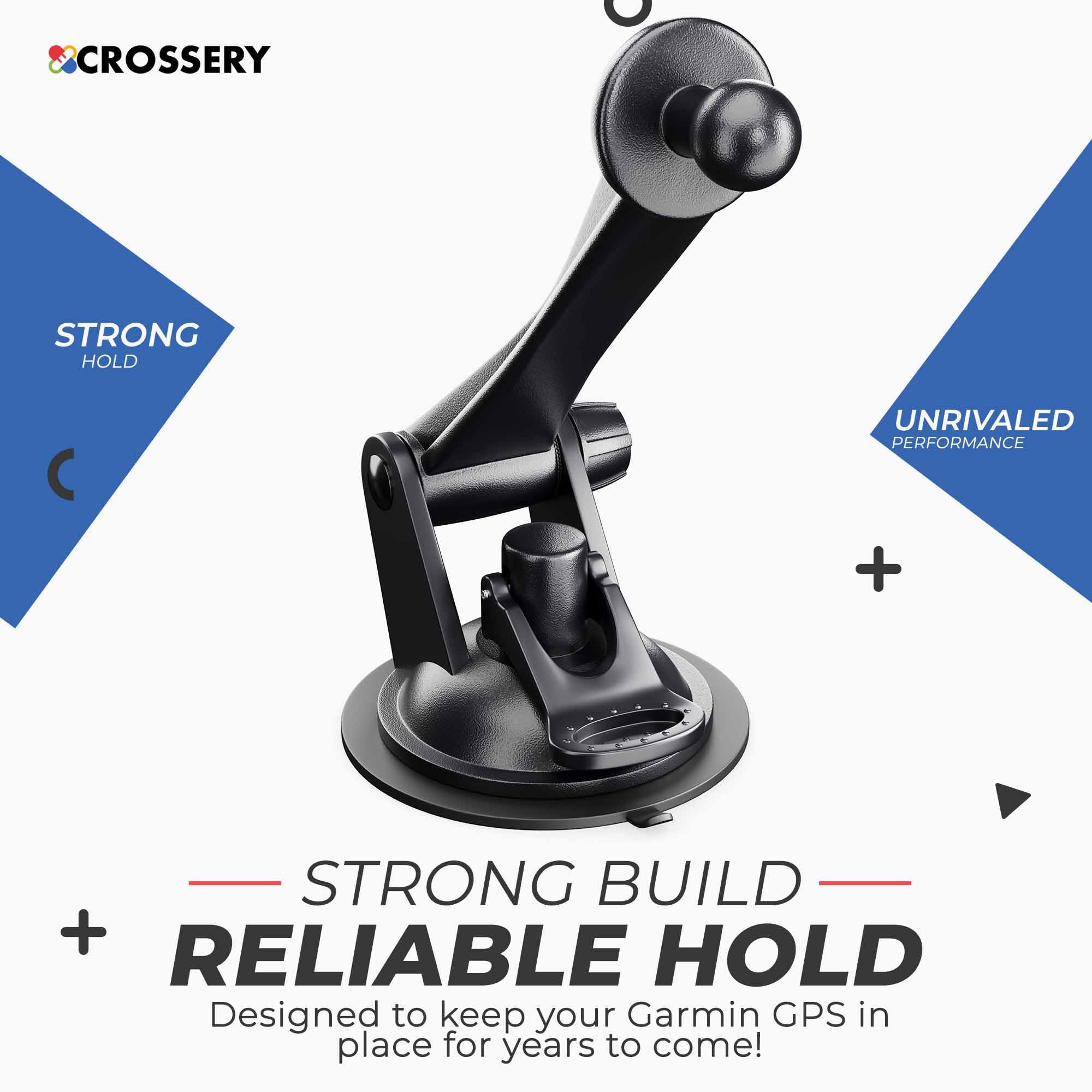 Gps Mount For Garmin With Suction Cup   Dashboard And Windshield Garmin Gps Mount For Car, Ultra Sticky Gps Dash Holder For Garmin Nuvi Rv Dezl Drive Drivesmart Driveassist & More